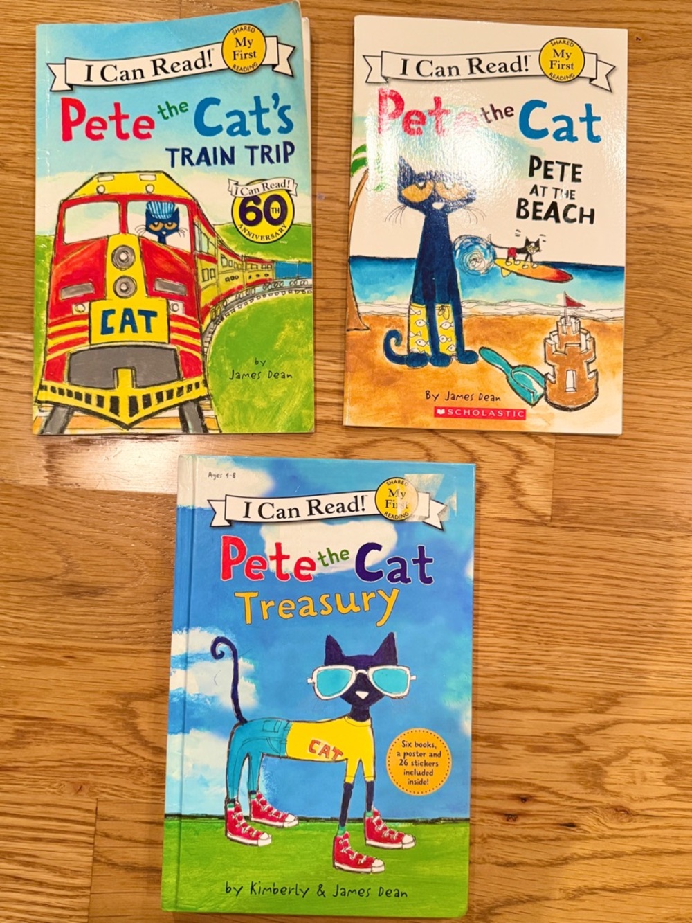 Lot of Pete the Cat Books—7 titles